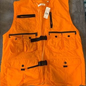 Orange Men vest